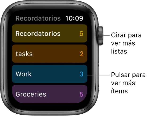 Configurar Y Responder A Recordatorios En El Apple Watch Soporte