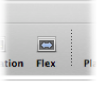 Figure. Flex View button in the Arrange toolbar.