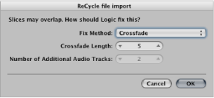 Figure. ReCycle file import dialog.