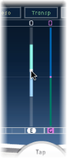Figure. Tap display, showing balance edit.