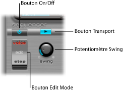 Figure. Step Sequencer global parameters.