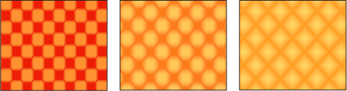 Figure. Canvas window showing animating Checkerboard generator.