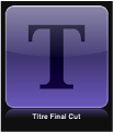 Figure. Final Cut Title icon in the Project Browser.