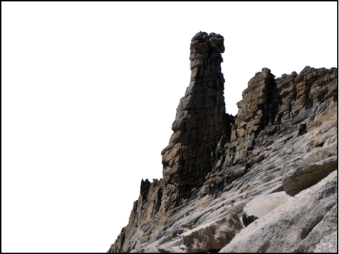 Figure. Image showing a white overlay appearing over the area of the image the adjustment was not brushed on, revealing the area of the image the adjustment was brushed on.