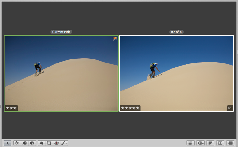 Figure. Viewer set to Stack mode showing a stack.