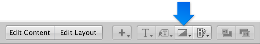 Figure. Set Photo Filter pop-up menu in the Book Layout Editor.