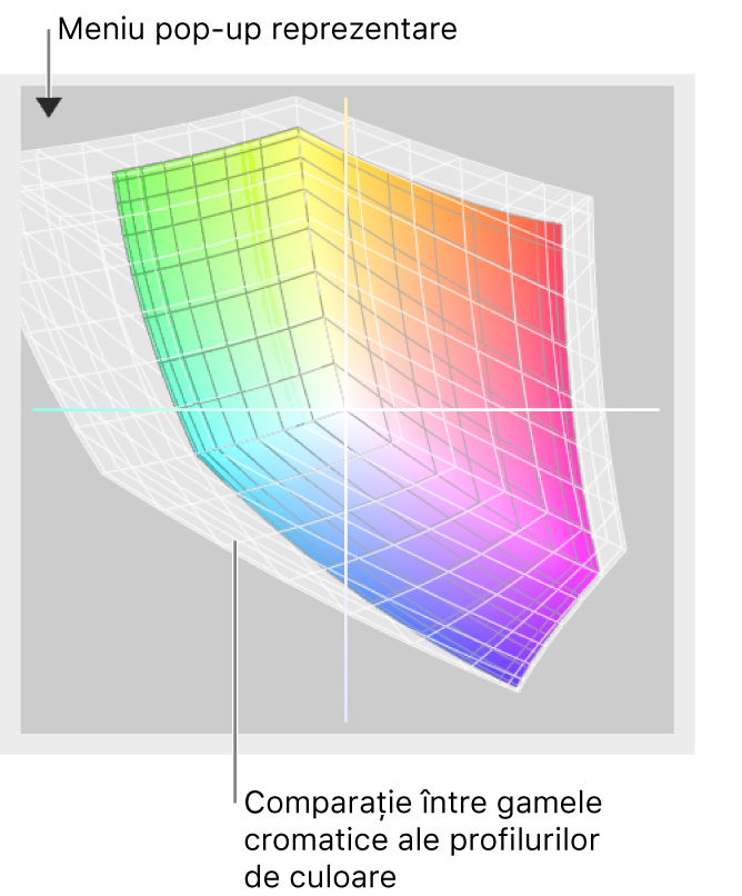 Comparaţie a profilurilor de culoare
