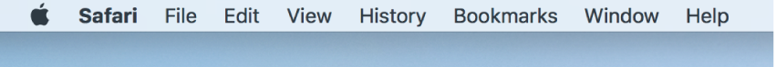 Menus de apps.