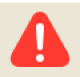 Symbol for advarselstrekant.