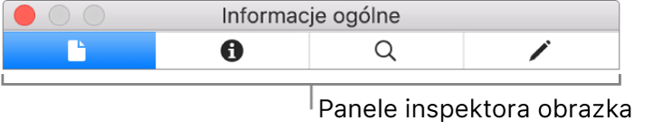 Panele inspektora obrazków.