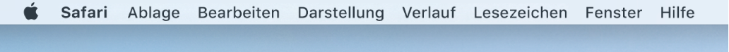 App-Menüs