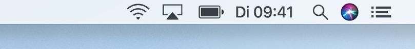 Statusmenu's.