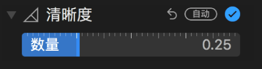 “调整”面板中的“清晰度”滑块。
