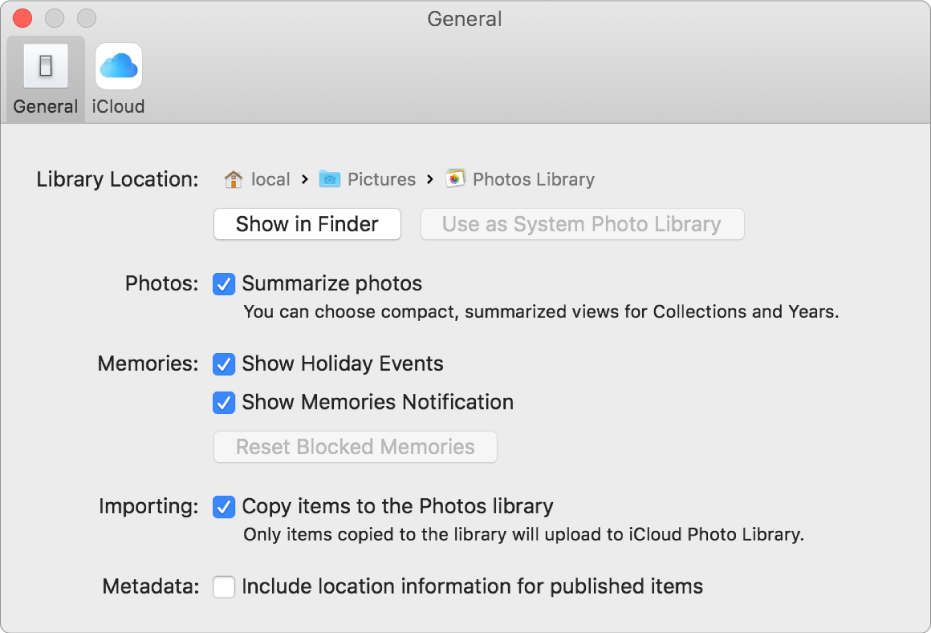Modifier les préférences dans Photos sur Mac Assistance Apple