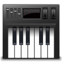 Symbol for Indstil lyd og MIDI
