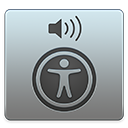Symbool van VoiceOver-programma