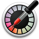 Symbool van Digitale-kleurenmeter
