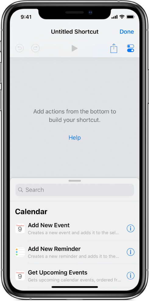 Create a new shortcut - Apple Support