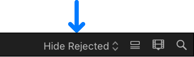 “过滤器”弹出式菜单
