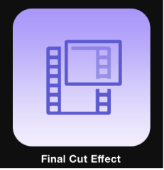 Final Cut Effect icon in Project Browser