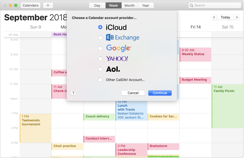 Free calendar for mac