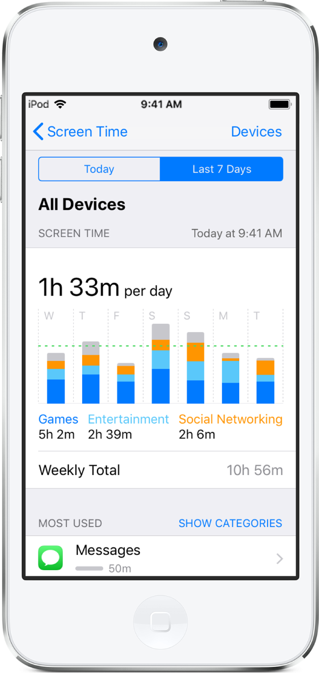 Set up Screen Time for your child