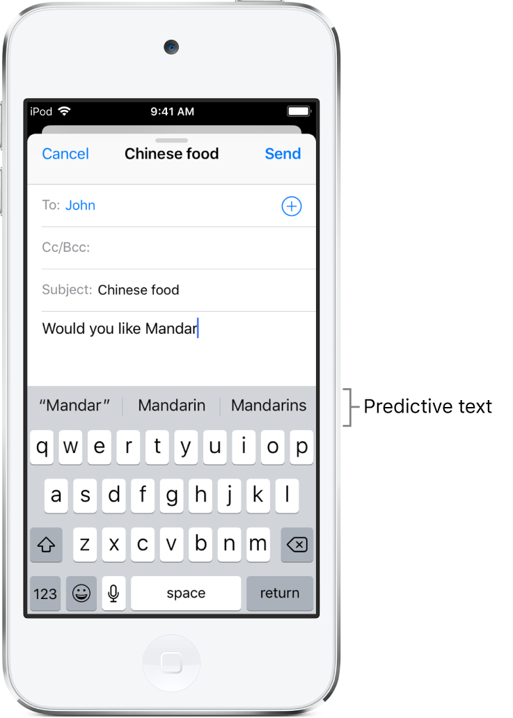 Use Predictive Text On IPod Touch - Apple Support