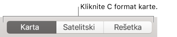 Tipke Karta, Satelit i Mreža.