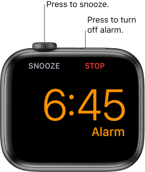 comment regler alarme sur apple watch