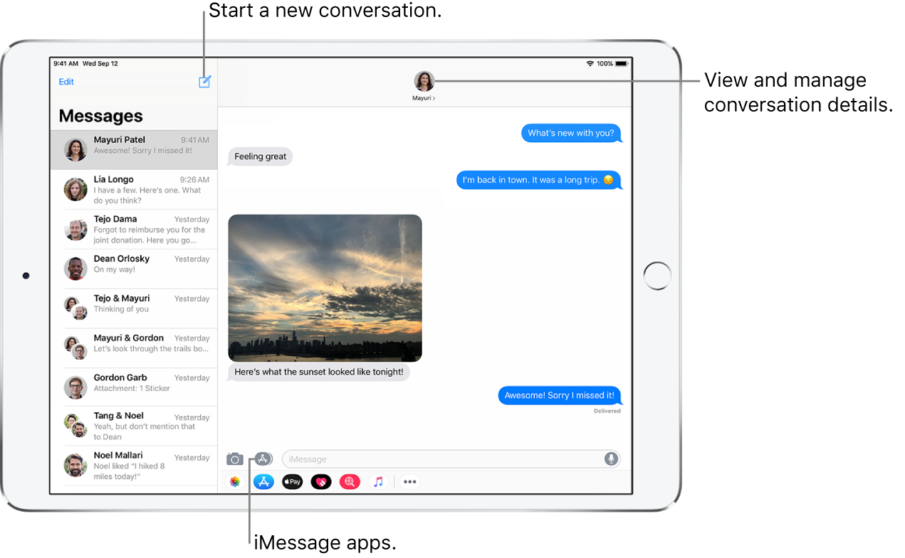 Send and receive text messages on iPad Apple Support