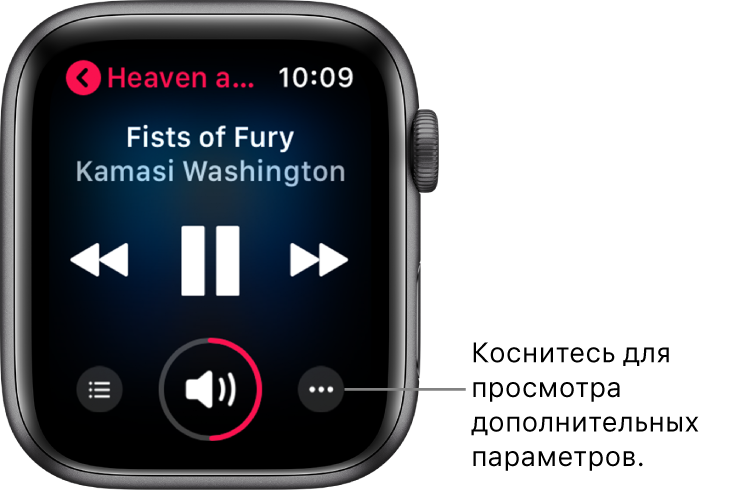 Приложение исполняется на apple watch как вернуть