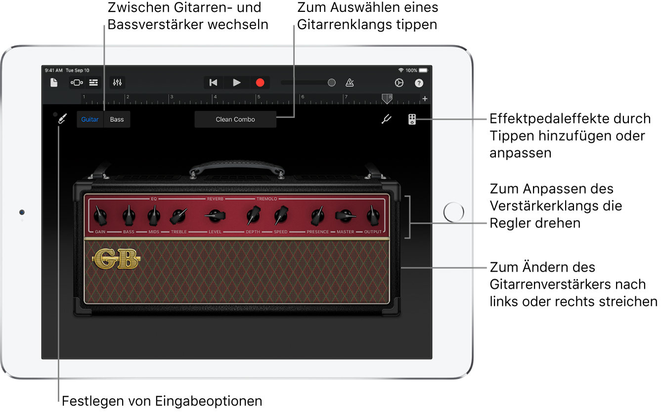 Touch-Instrument Guitar Amp