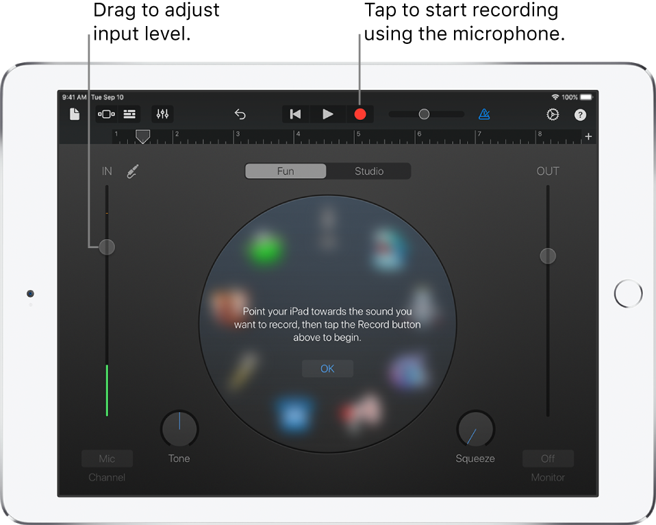 How To Hear Yourself While Recording On Garageband Ipad