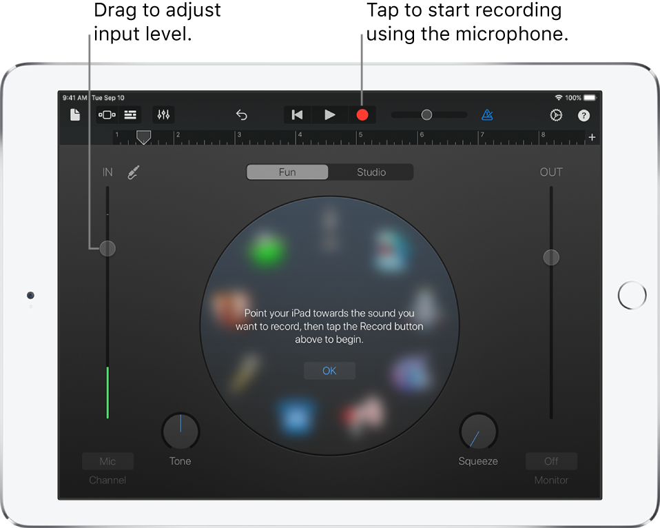 Garageband Change Input Source Ipad