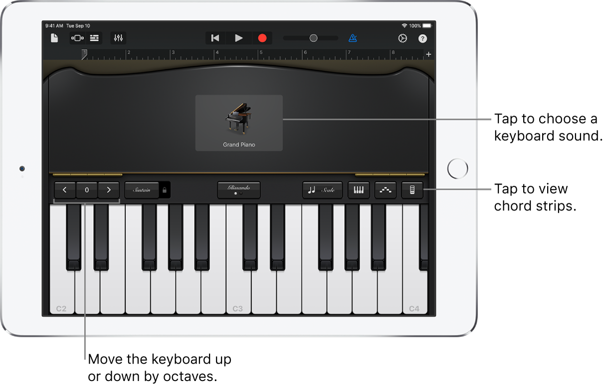 apple garageband piano lessons