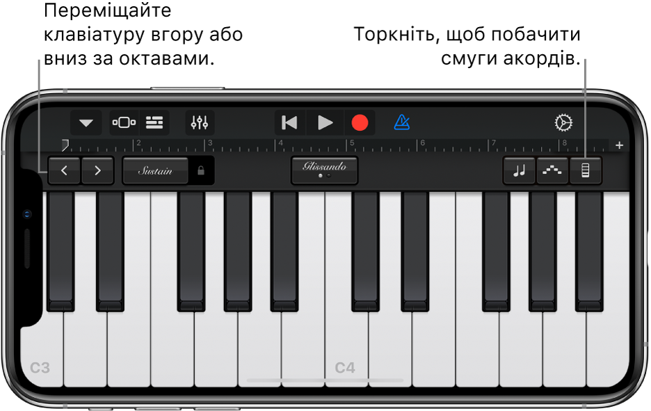 Екранний інструмент «Клавіатура»