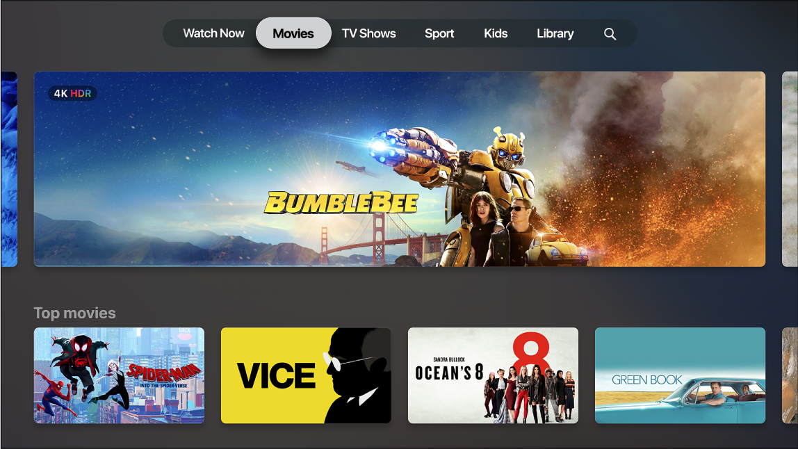 Movies in the Apple TV App - Apple Support