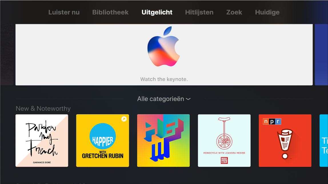 Podcasts-app