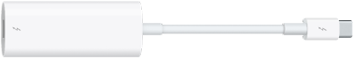 Thunderbolt 3 (USB-C) til Thunderbolt 2-mellemstik.