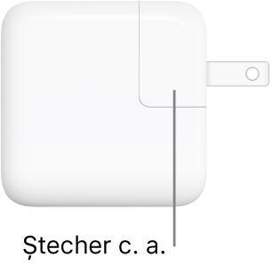 Adaptor de alimentare USB‑C de 30 W.