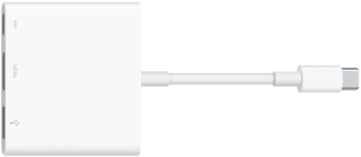 Adaptor multiport USB-C AV digital.