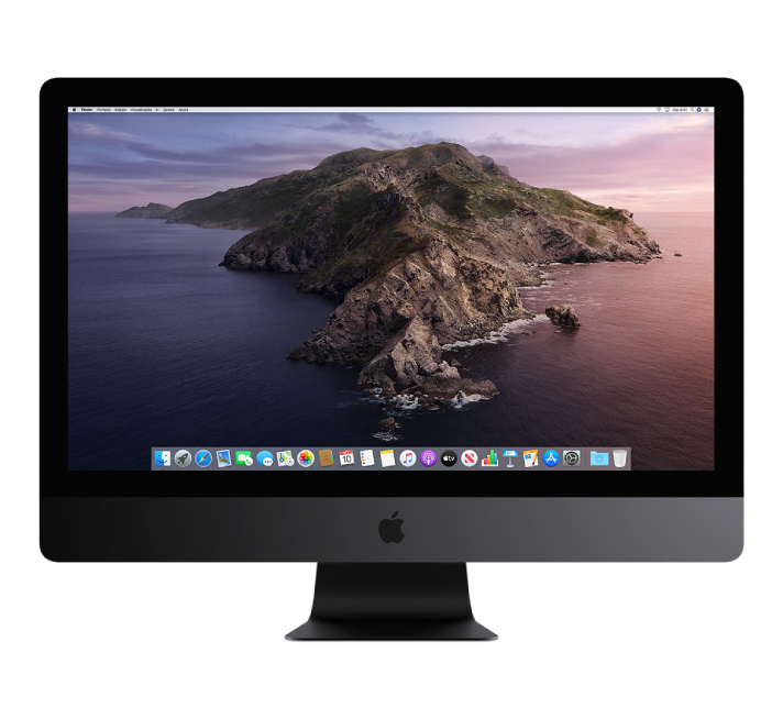 Monitor do iMac Pro.