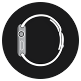 das Symbol der App „Apple Watch“