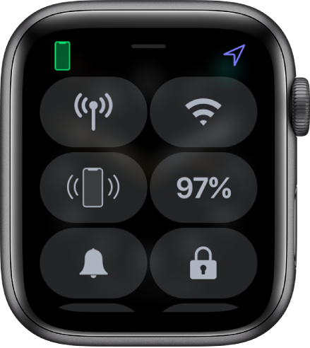 Control Center with the Lock icon in the bottom-right corner.