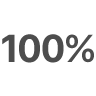 Porcentagem da bateria mostrando 100%