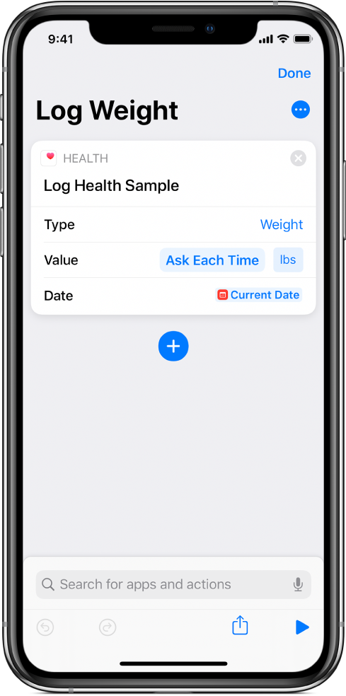 Token varijable Pitaj svaki put u polju Datum radnje Zapis zdravstvenih podataka.