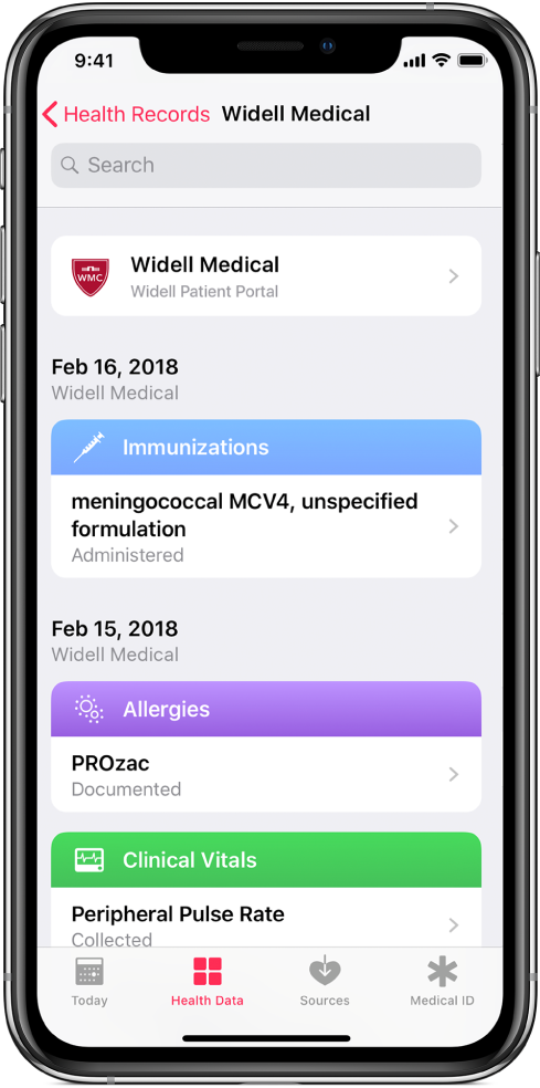 Download health records in Health on iPhone (U.S. only ...