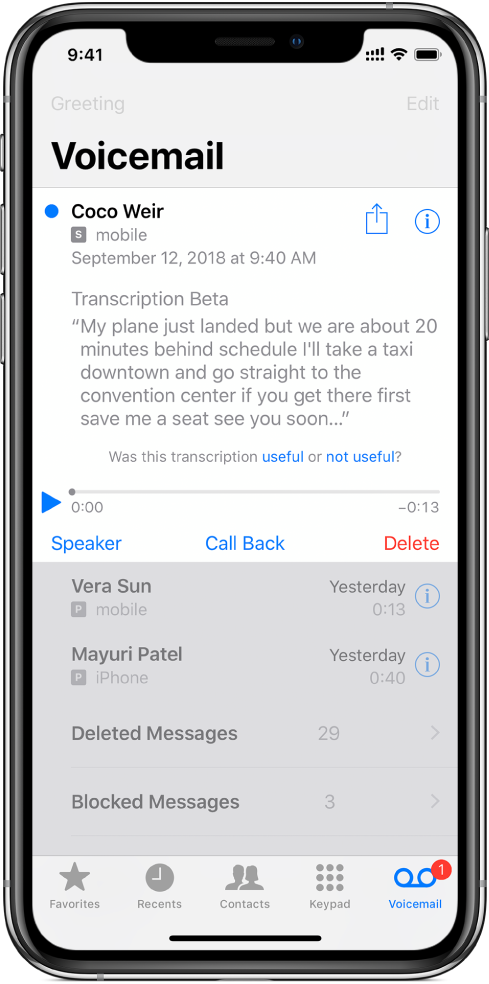 Check your voicemail on iPhone - Apple Support