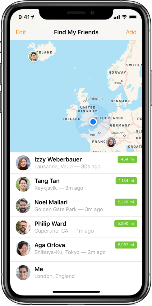locate friends iphone