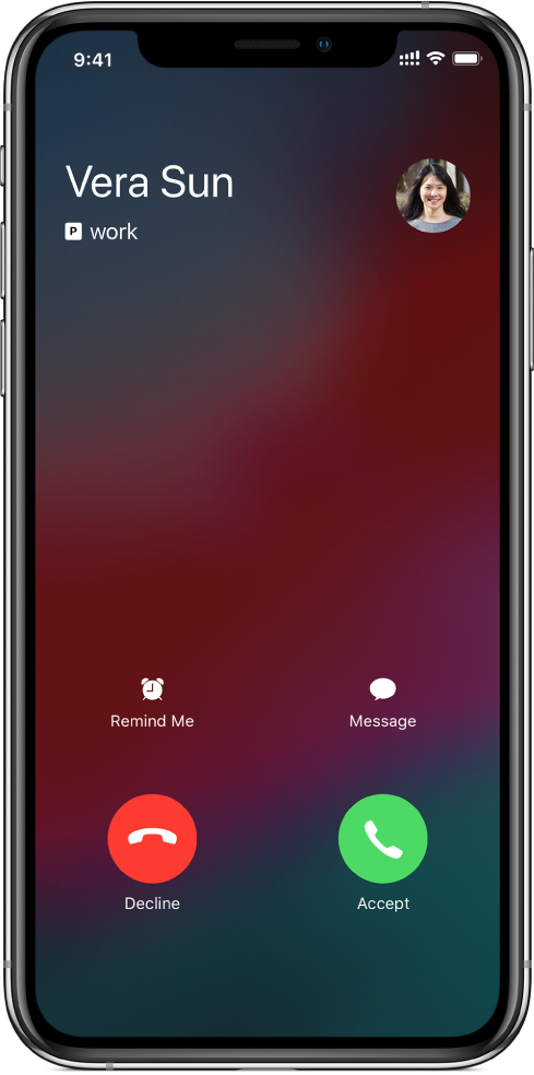 ios show custom incoming call screen